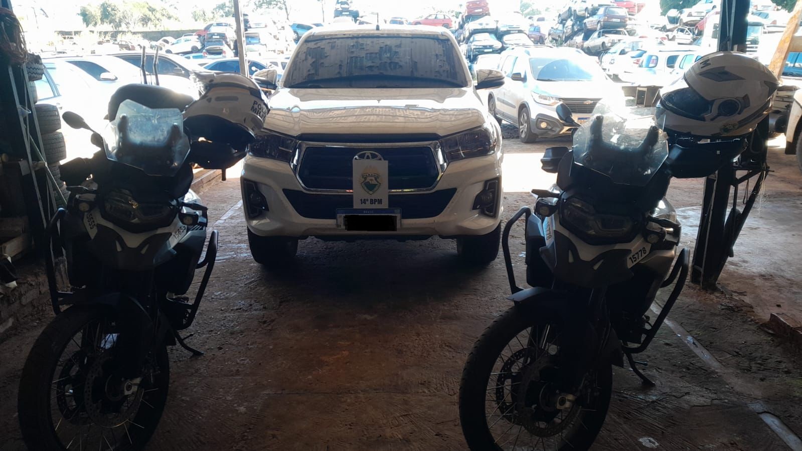 POLÍCIA MILITAR RECUPERA VEÍCULO FURTADO MINUTOS APÓS O CRIME EM FOZ DO IGUAÇU