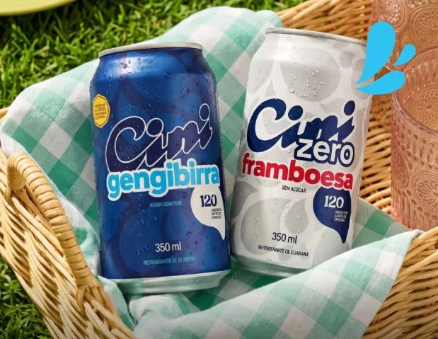 Cini lança refrigerantes em lata pela primeira vez e aposta nos clássicos Gengibirra e Framboesa