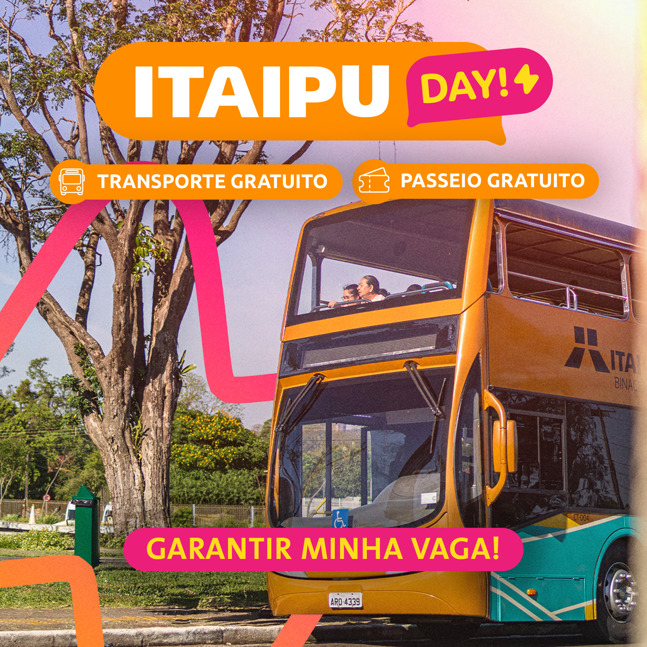 Itaipu celebra 52 anos com passeio gratuito para moradores de bairros lindeiros em Foz
