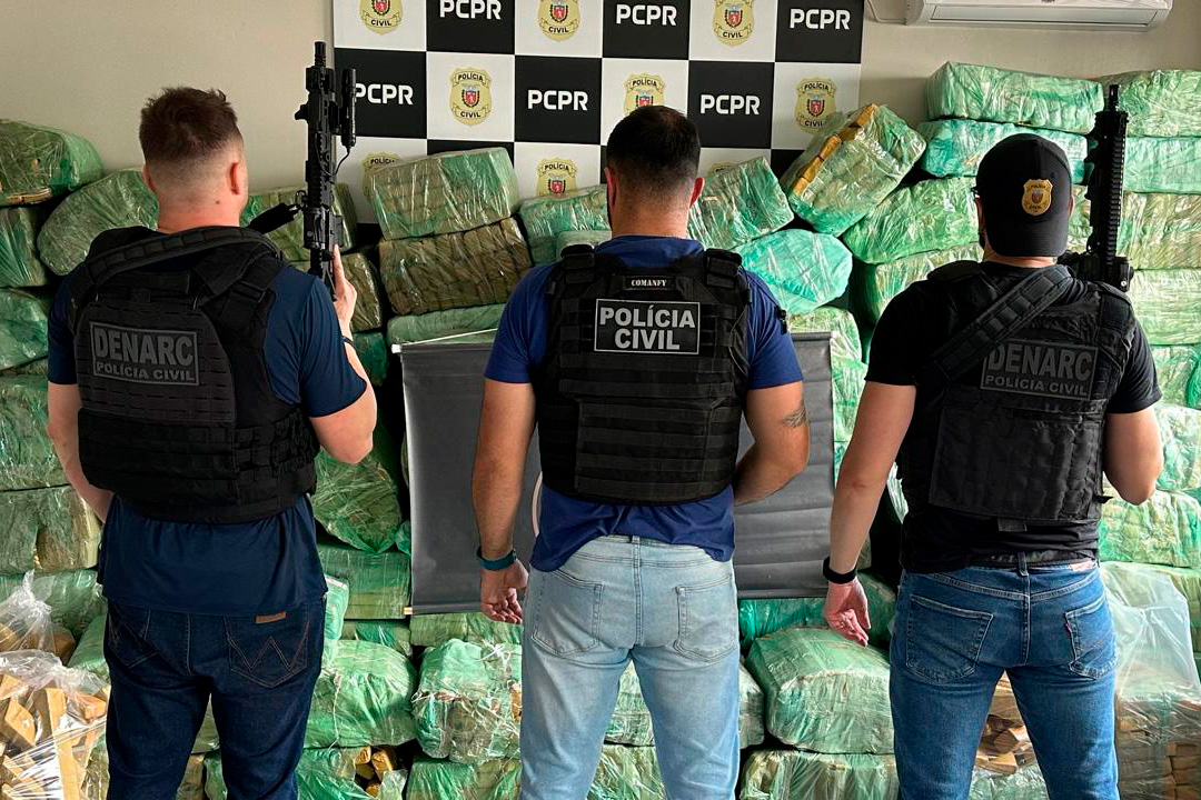 PCPR apreende 2,3 toneladas de maconha durante abordagem em Palmas