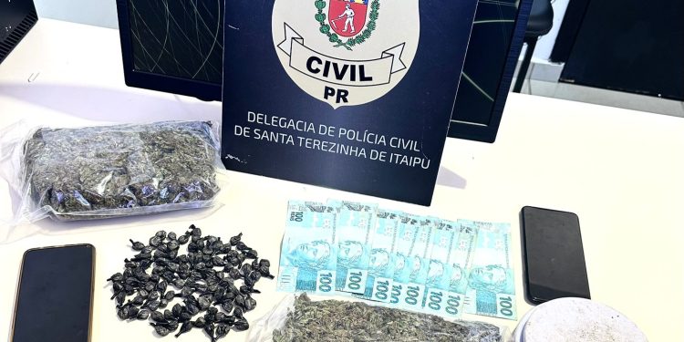 Santa Terezinha: tiro acidental leva polícia a descobrir tráfico de drogas em residência