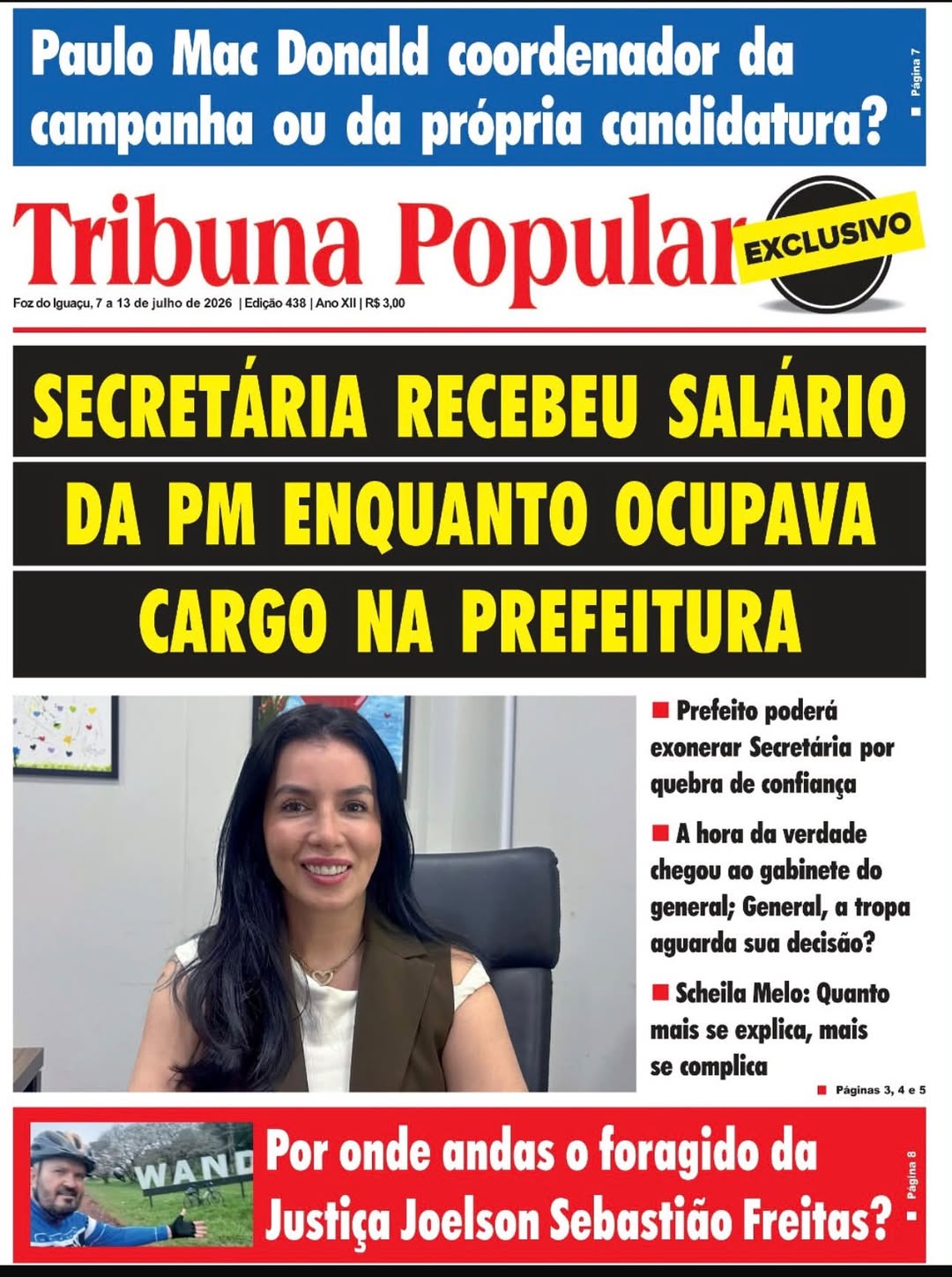 Reportagem levanta questionamentos sobre situação funcional de secretária municipal
