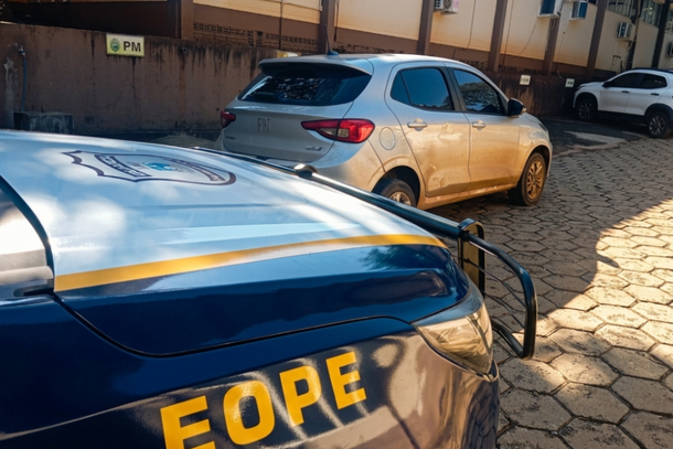 Guarda Municipal prende motorista com carro de placas adulteradas em Foz do Iguaçu