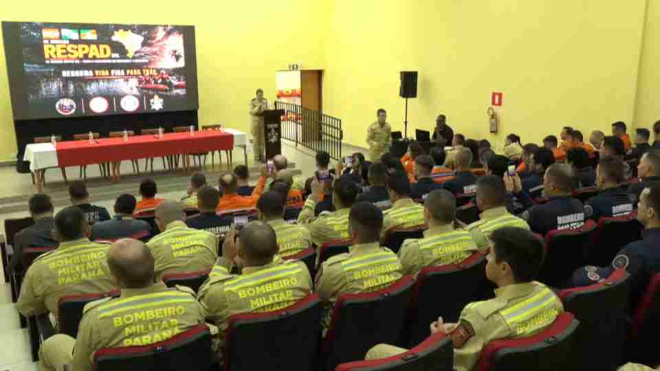 Foz do Iguaçu recebe operação que reúne bombeiros do Sul para treinamento contra enchentes