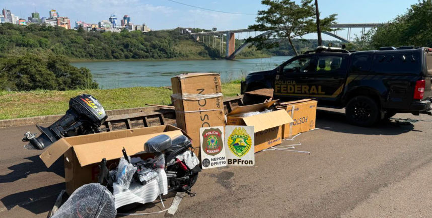 Patrulhamento no Rio Paraná termina com apreensão de bicicletas elétricas