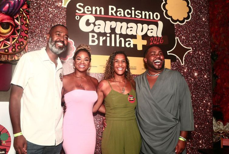 Rafael Caetano/MIR Rio de Janeiro (RJ), 12/01/2026 - Ministério da Igualdade Racial lança campanha ‘Sem Racismo o Carnaval Brilha Mais’. Foto: Rafael Caetano/MIR
