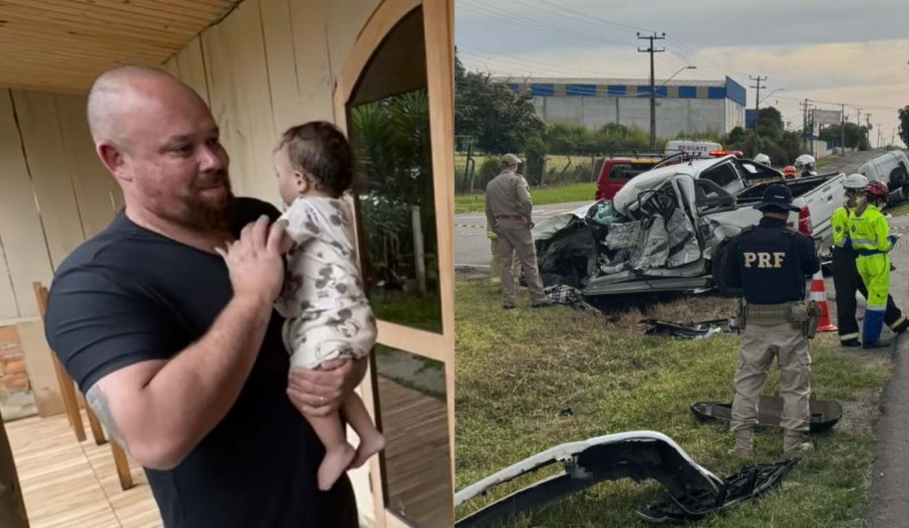 Pai ficou sabendo de acidente com filho de 2 anos pelas redes sociais