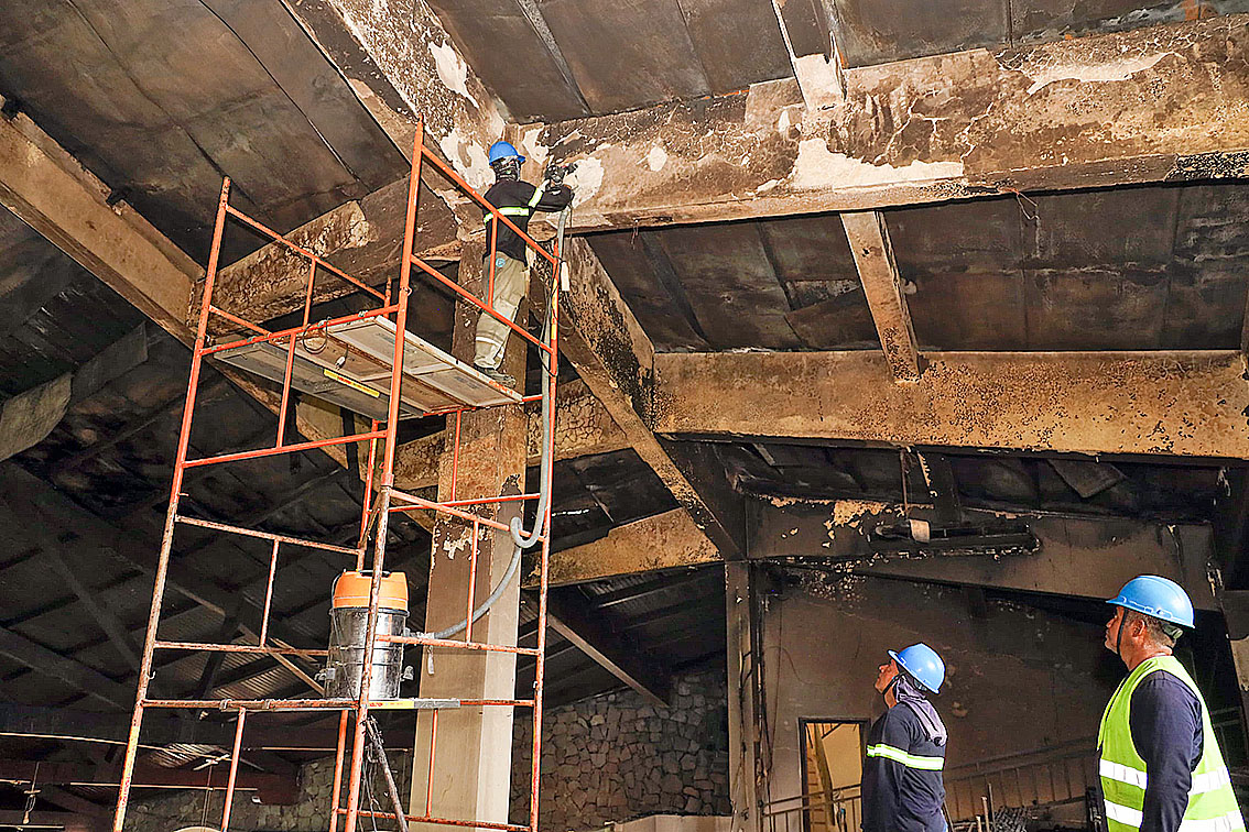 Itaipu realiza avaliação estrutural na Catedral de São Blas após incêndio em Ciudad del Este