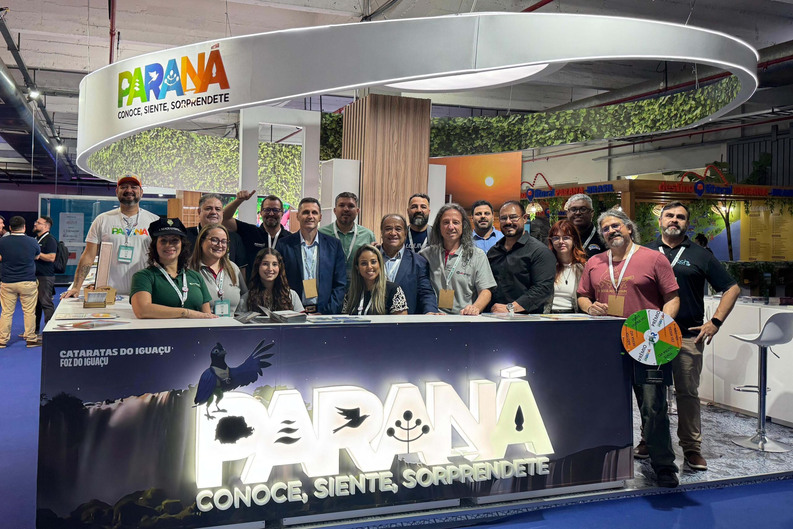 Paraná conquista prêmio de melhor estande em feira internacional de turismo