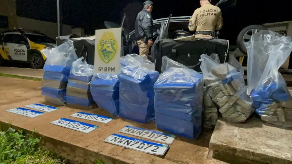 CrossFox roubado com quase 400 kg de maconha é apreendido na BR-277