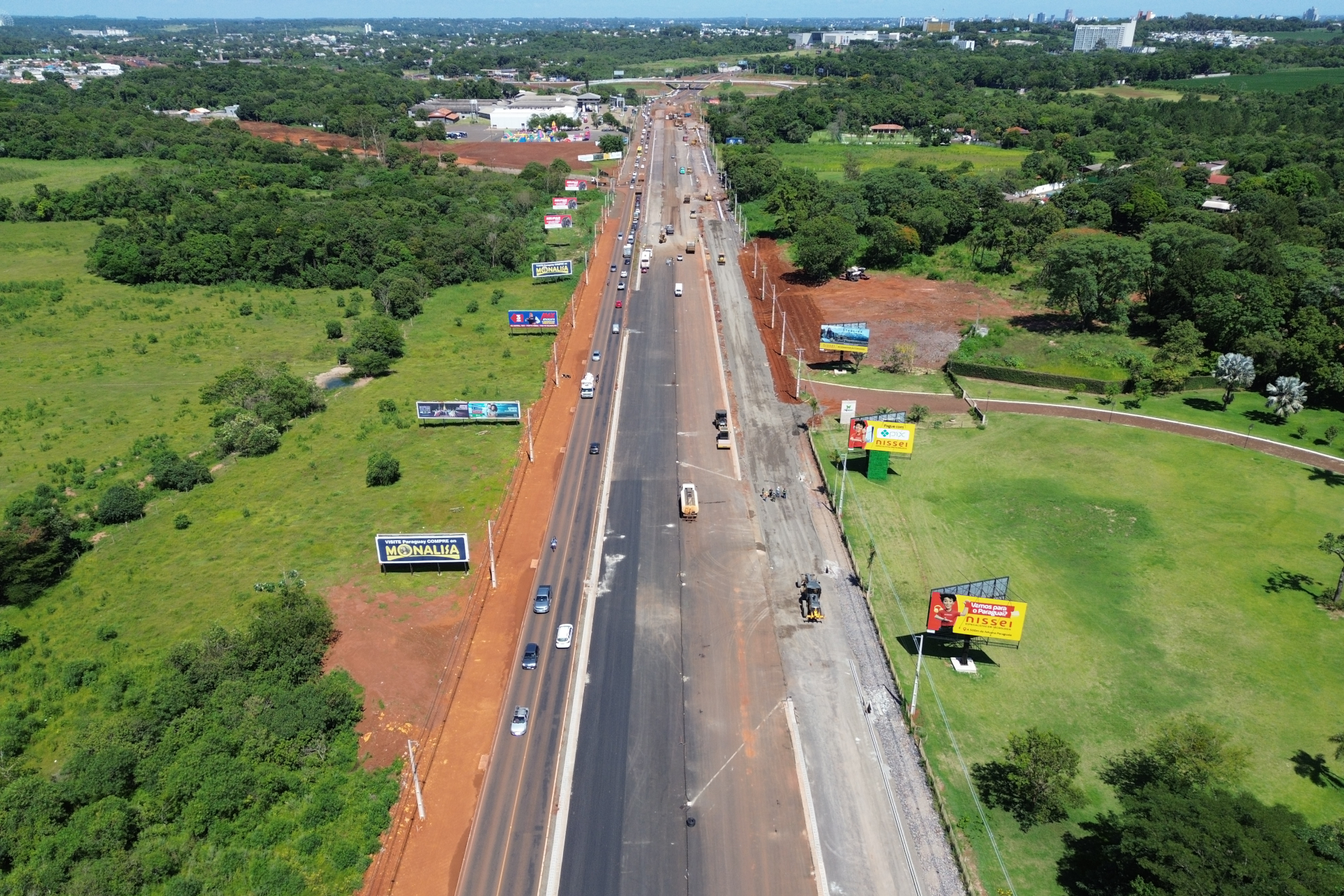 Duplicação da Rodovia das Cataratas em Foz do Iguaçu chega a 78,24% de conclusão